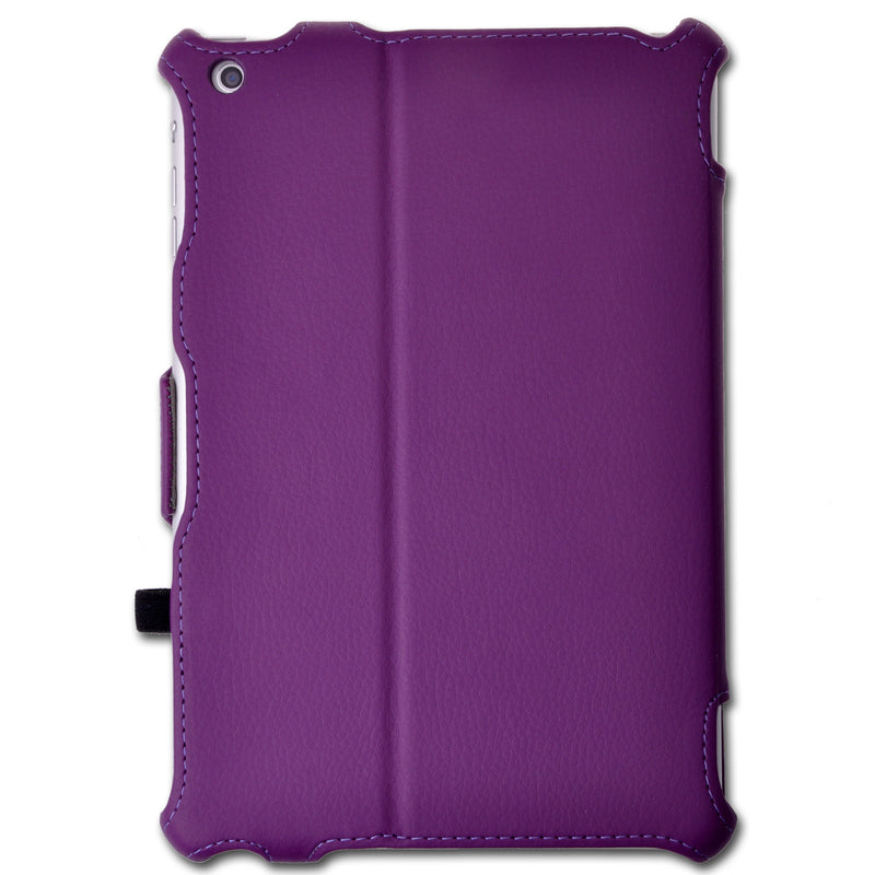 for iPad Mini Leather with Microfiber Case Cover with Smart Cover Function.