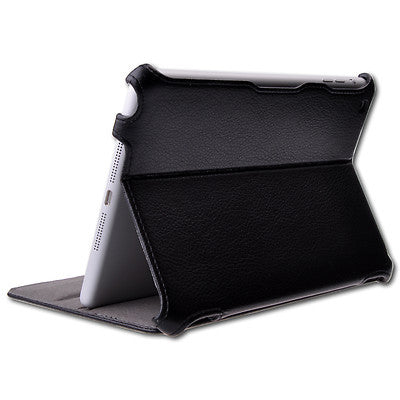 for iPad Mini Leather with Microfiber Case Cover with Smart Cover Function.