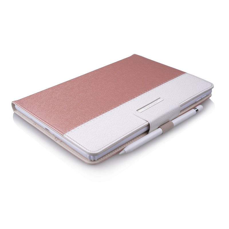 Thankscase Case Compatible for iPad Air 10.5" (3rd Gen) / iPad Pro 10.5, Rotating Case Cover with Pencil Holder, Swivel Case Bulid-in Wallet Pocket, Hand Strap for iPad Air 3 2019