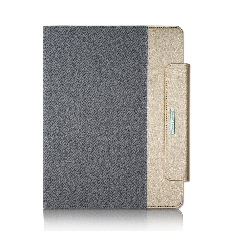 Thankscase Case for iPad Pro 12.9 2020, Rotating PC Smart Cover with Pencil Holder [Support Pencil Charging], Wallet Pocket, Hand Strap for iPad Pro 12.9 4th Gen/ 3rd Gen
