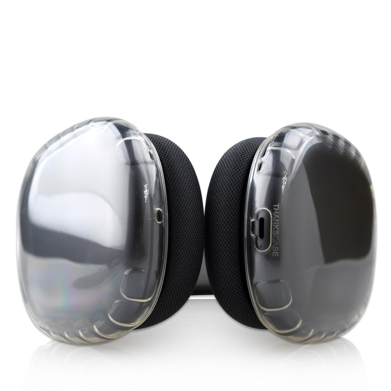 Thankscase Compatible for AirPods Max Airbag Cover, Ultra Slim Anti-Collision Airbag Case for AirPods Max - Crystal Airbag