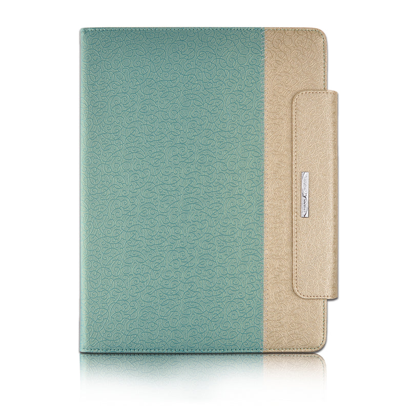 Thankscase Case for iPad Pro 12.9 2020, Rotating PC Smart Cover with Pencil Holder [Support Pencil Charging], Wallet Pocket, Hand Strap for iPad Pro 12.9 4th Gen/ 3rd Gen