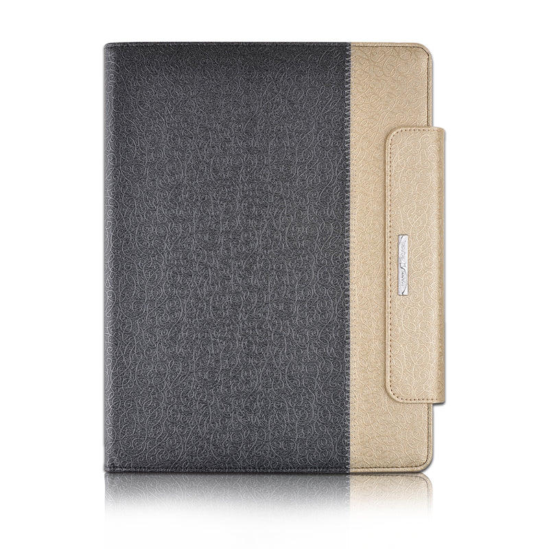 Thankscase Case for iPad Pro 12.9 2020, Rotating PC Smart Cover with Pencil Holder [Support Pencil Charging], Wallet Pocket, Hand Strap for iPad Pro 12.9 4th Gen/ 3rd Gen