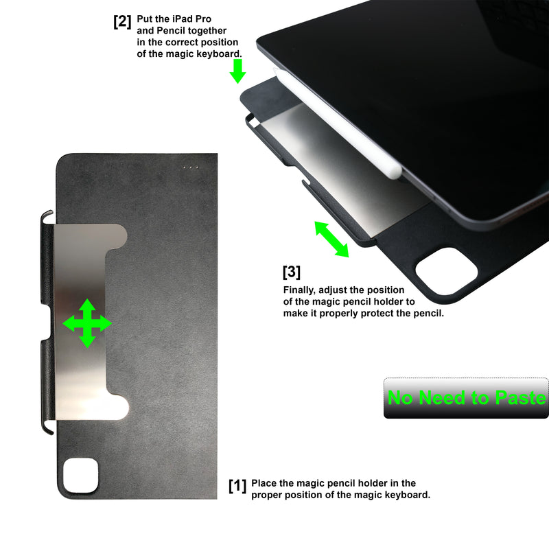 Thankscase Magic Holder Compatible for Apple Pencil, to be Used with Magic Keyboard